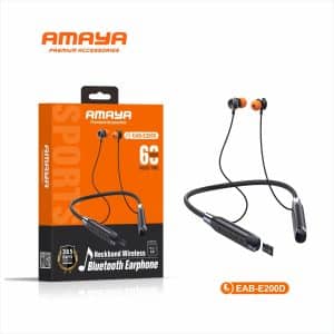 Wireless Bluetooth Neckband Earphones Amaya EAB-E200D  Kenya – Affordable Premium Sound Earbuds